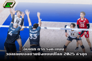 อัปเดตตารางคะแนนวอลเลย์บอลชายชิงแชมป์โลก 2025 ล่าสุดวันนี้ พร้อมผลการแข่งขันครบทุกนัดและไฮไลท์สำคัญของแต่ละทีม