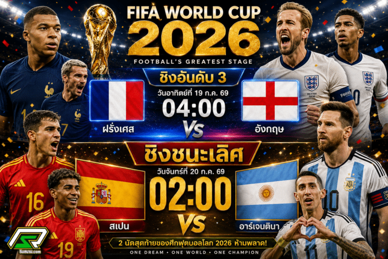 สเปน พบ อาร์เจนตินา รอบชิงชนะเลิศ _ ฝรั่งเศส พบ อังกฤษ ชิงอันดับ 3